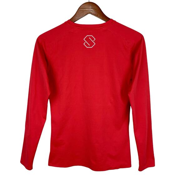 Stellar Equipment Tech Shirt Performance Long Sleeve Red Lightweight Men's S - Picture 6 of 10